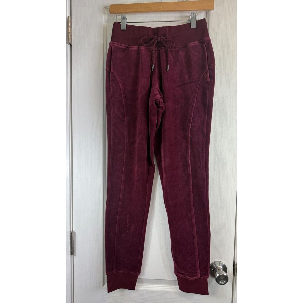Fenty Puma by Rhianna Women's Velour Fitted Track Pants Tawny Port Size S NWT